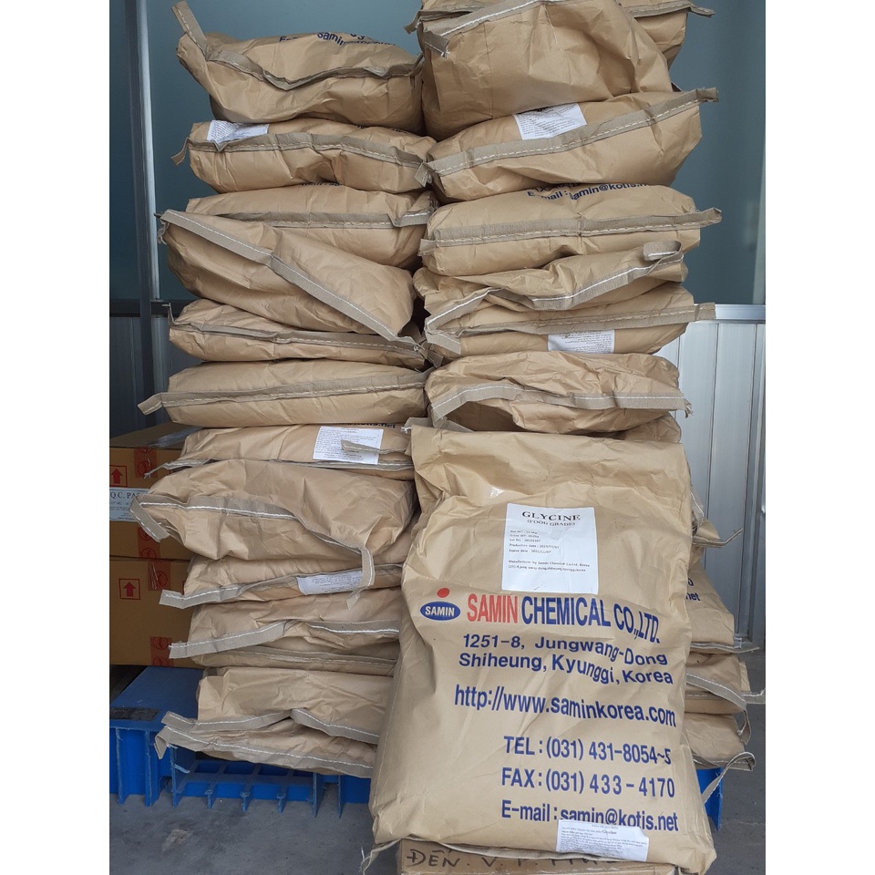 Phụ gia tăng đạm GLYCINE _Bao 20Kg (Samin-Hàn Quốc)