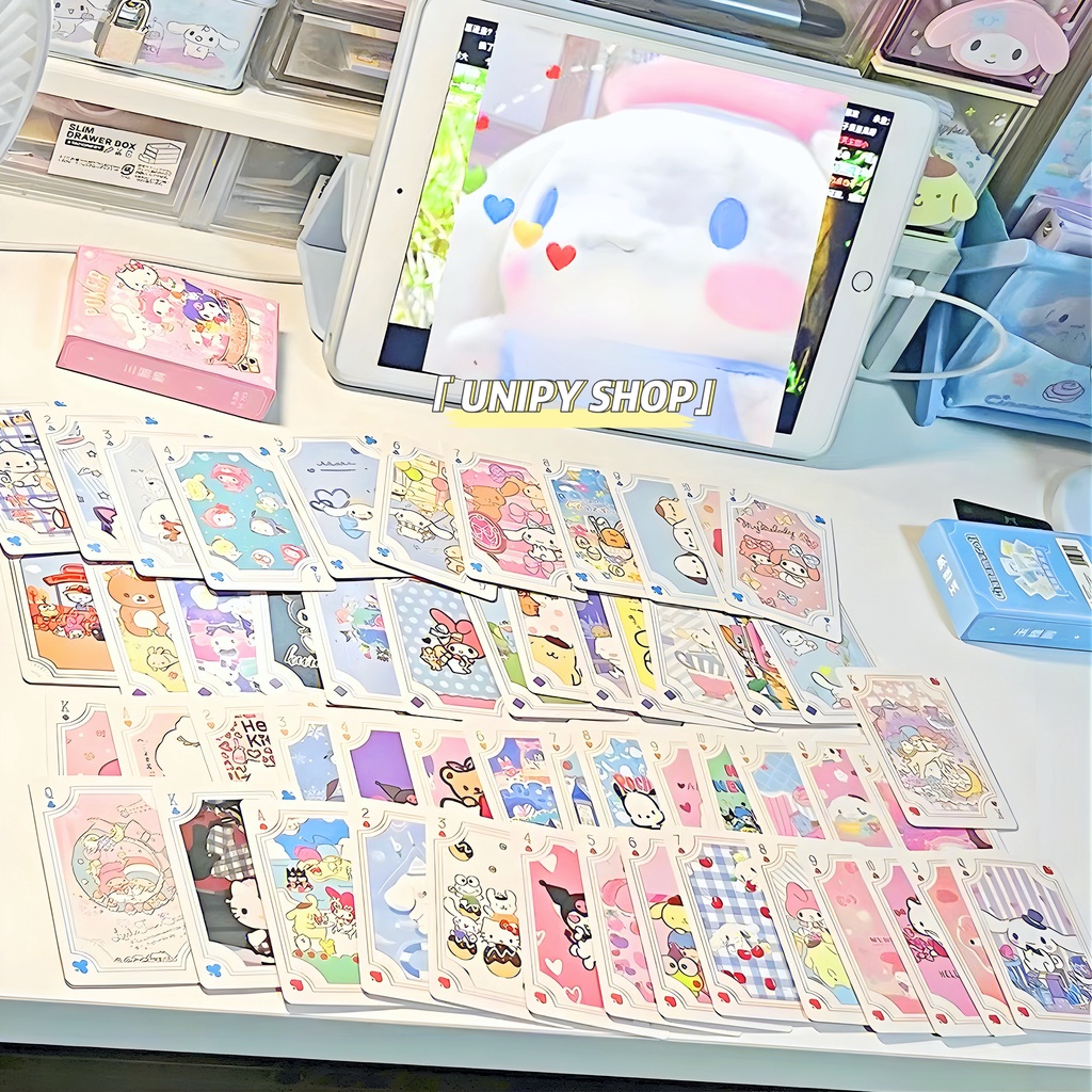 Bộ Bài Tây SANRIO 54 Lá | Thẻ Bài SANRIO Sưu Tầm Đáng Yêu