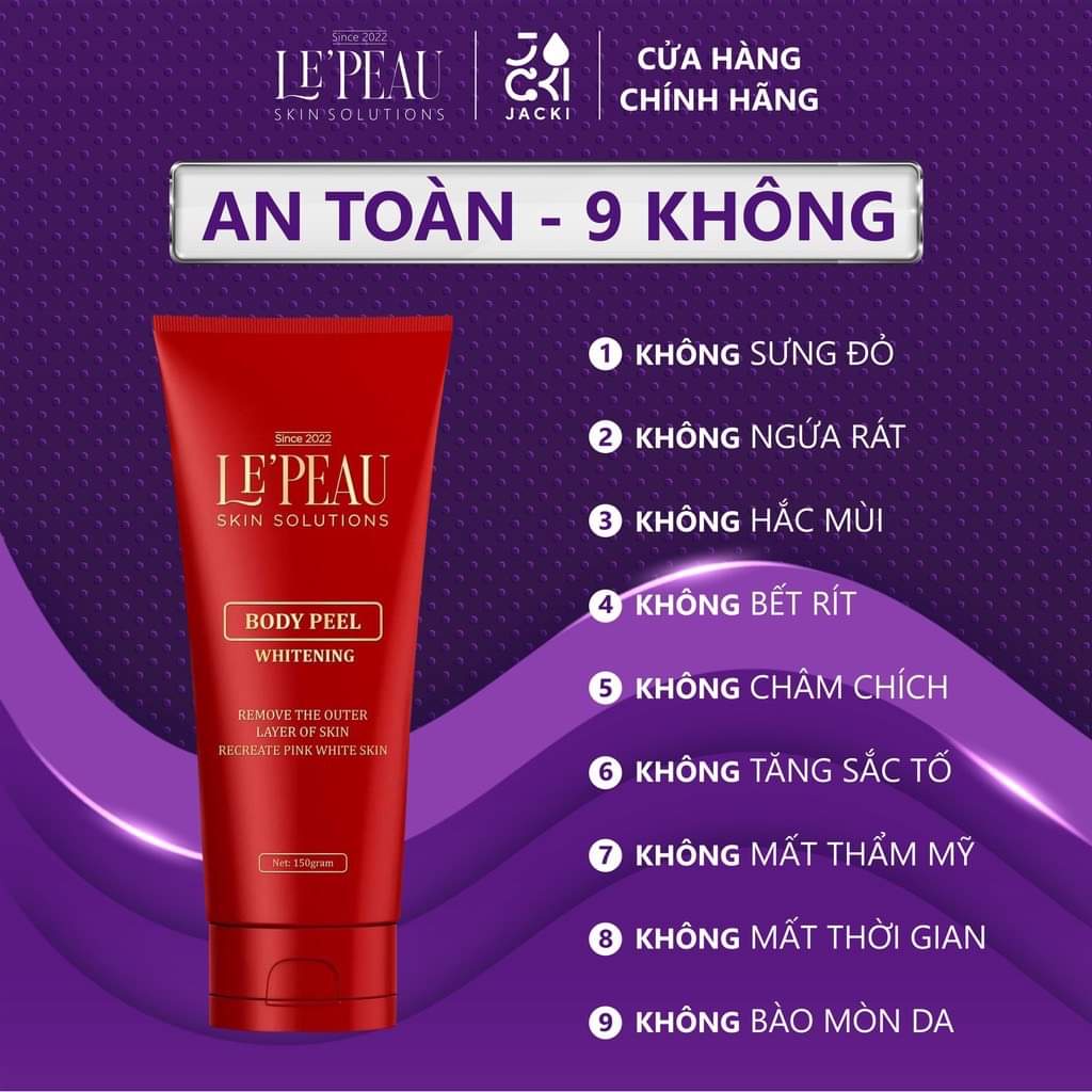[Có Che SP] Peel Body Tái Tạo Da Toàn Thân, peel nách, thay da sinh học, ủ trắng, tắm trắng | BigBuy360 - bigbuy360.vn