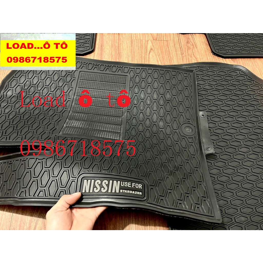 Thảm Lót Sàn Cao Su Xe Huyndai Stargazer 2023 3 Hàng Ghế Cao Su Đúc Nguyên Khối