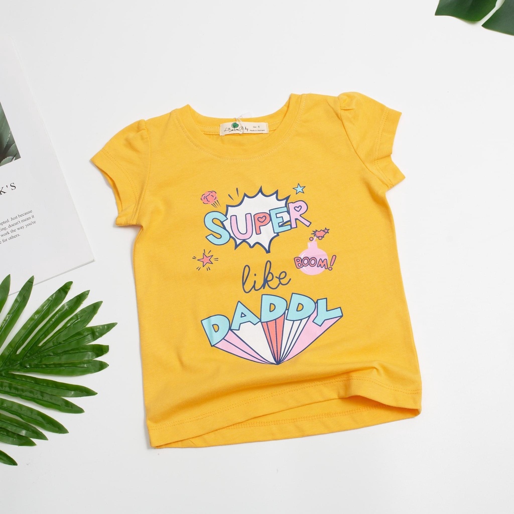 SALE Áo cộc tay mùa hè cho bé gái siêu xinh . Thương hiệu Litibaby