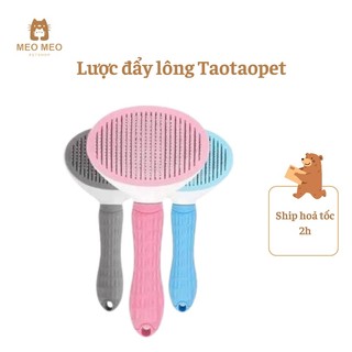 Lược chải lông mèo - Bàn chải lấy lông rụng chó mèo có nút bấm