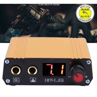 Biến điện nguồn máy xăm hình 1 chạm hàng có sẵn