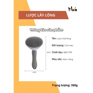 Lược chảy lông chó mèo