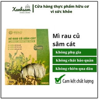 Mì rau củ sâm cát Anpaso - Xanhsam Organic