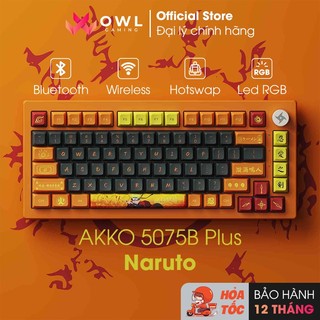 Bàn phím cơ akko 5075b plus naruto