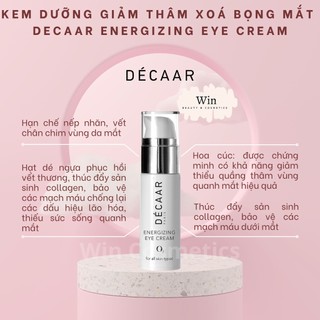Kem dưỡng mắt Decaar Energizing Eye Cream