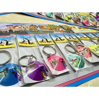 1vỉ 10 cái - móc khóa/ magnet nón lá lưu niệm Việt Nam, vẽ tay - làm quà tặng lưu niệm bạn bè