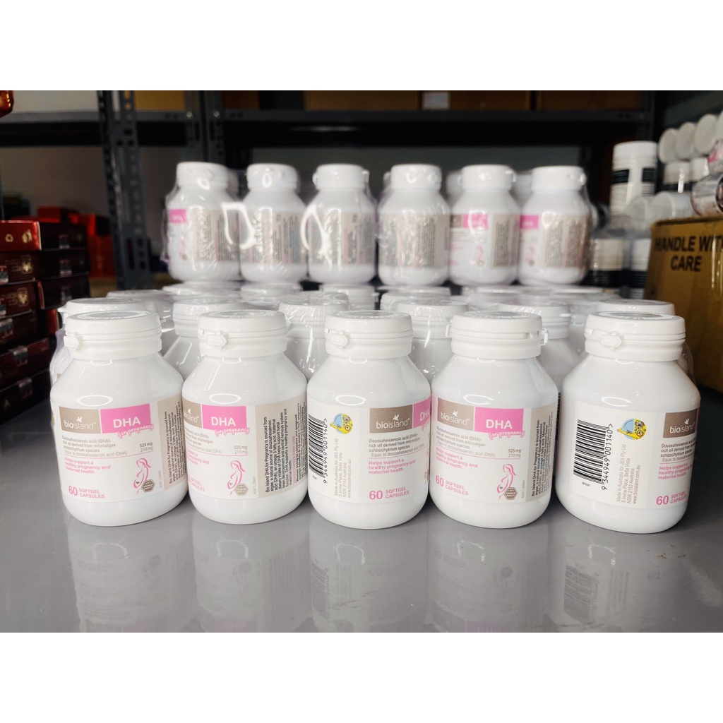Viên uống bổ sung vitamin cho bà bầu Bio Island DHA 60 viên - nguyenphuongchau