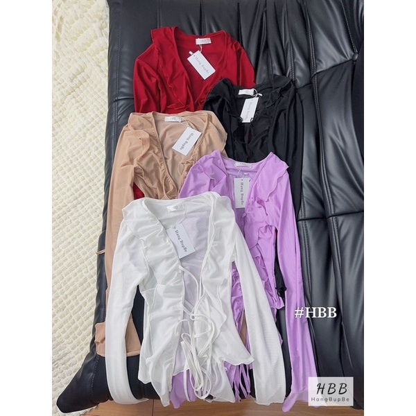 Áo lưới bèo đan dây sexy