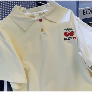 Set Bộ Polo Cherry Siêu Xinh