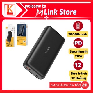 Sạc dự phòng akus 20000mah dp 340, sạc nhanh 20w type c - bảo hành 12 tháng+