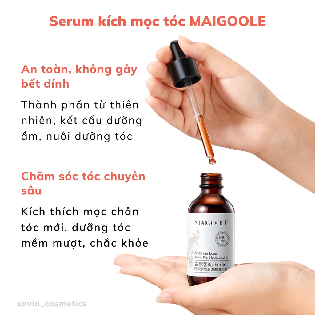 Serum kích mọc tóc MAIGOOLE 60ml kích thích mọc tóc, ngăn ngừa gãy rụng