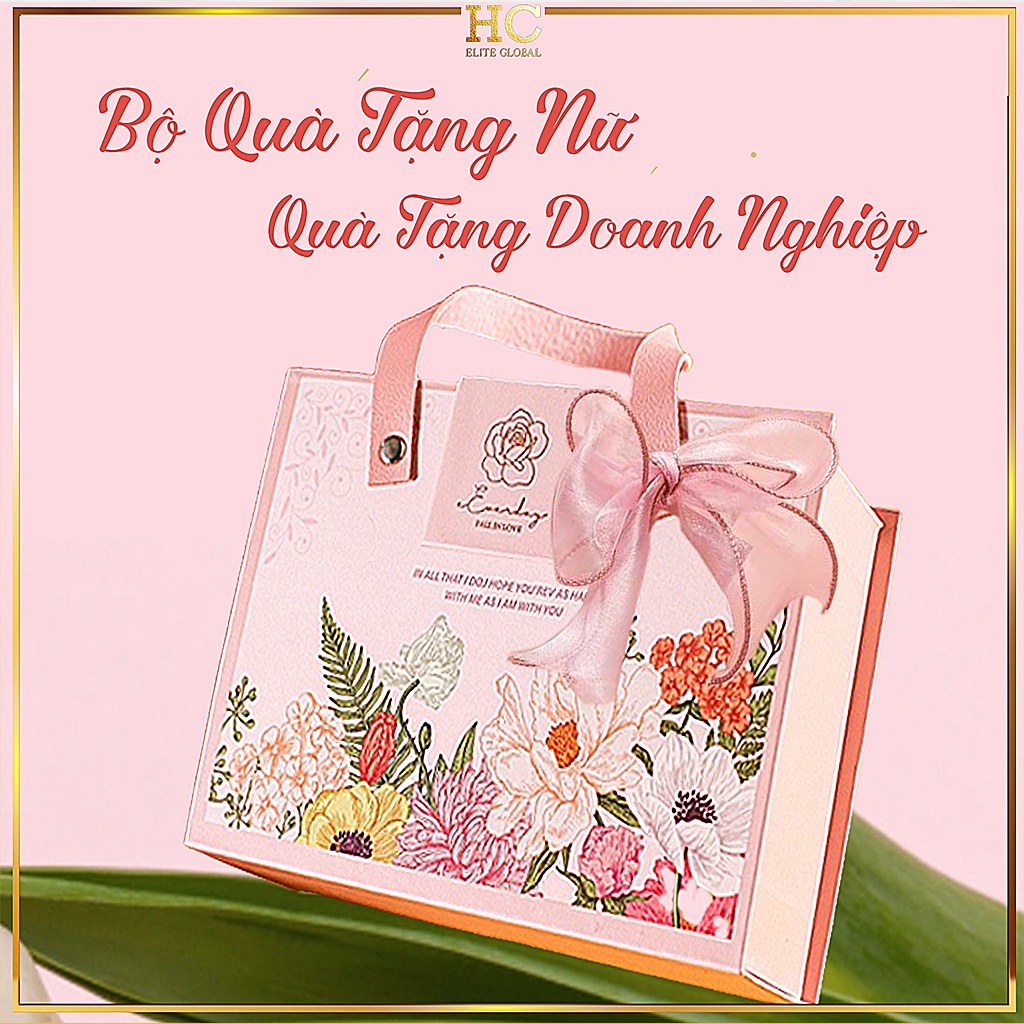 quà sinh nhật cho nữ , quà hộp nước hoa và son chính hãng sang trọng ý nghĩa HC GIFTS