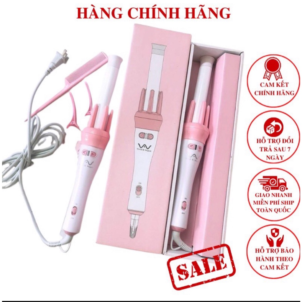 Máy uốn xoăn tự động VIVID&VOGUE XOAY 360 ĐỘ