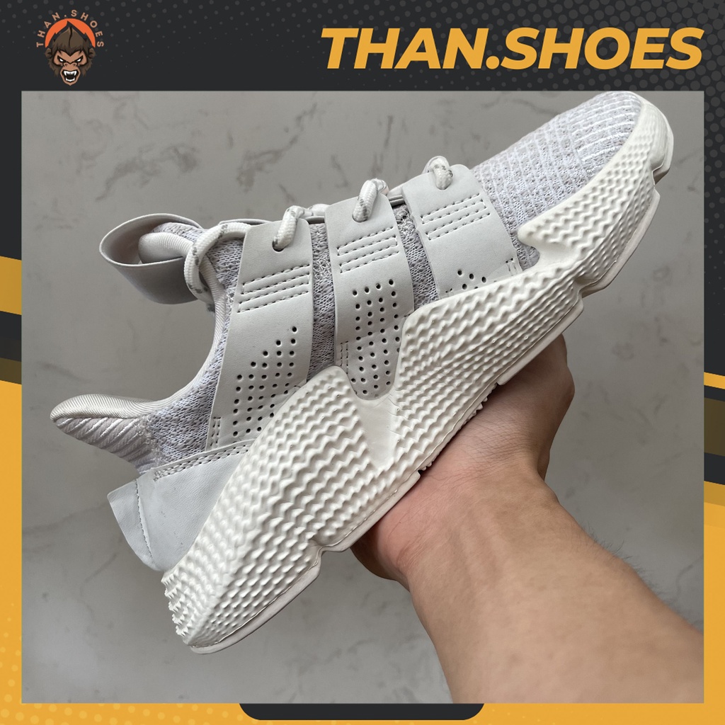 Giày Prophere White Grey, Prophere Trắng - Than.Shoes