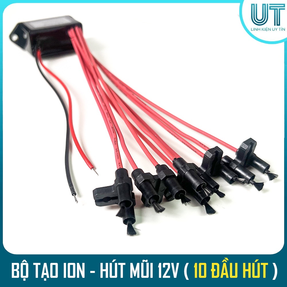 Bộ tạo ion âm hút khử mùi lọc không khí 12V -220V MS-FA7000 ( 10 đầu tạo hơn 70 triệu ion/cm3 K/Khí )