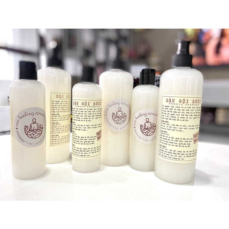 Dầu gội Bưởi giảm bết, gàu, ngứa da đầu - Healing corner