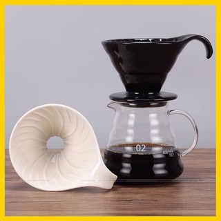 Phễu V60 chất liệu sứ