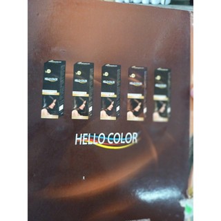 Kem Nhuộm tóc phủ bạc Hello Color 60g x2