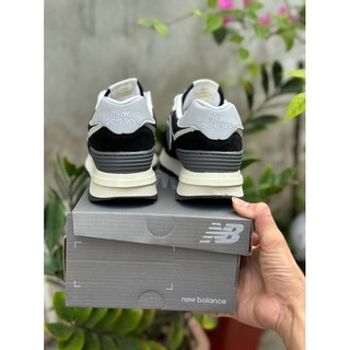 Giày thể thao sneaker NB 574 v2 đen trắng