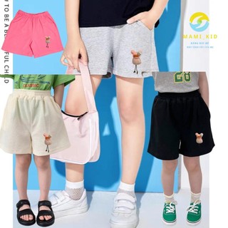 (D004) Quần Đùi Bé Gái 12-45kg. Quần Sooc Đùi Hè thun cotton da cá mềm , mát, đứng dáng, Shop LOLITAKIDS