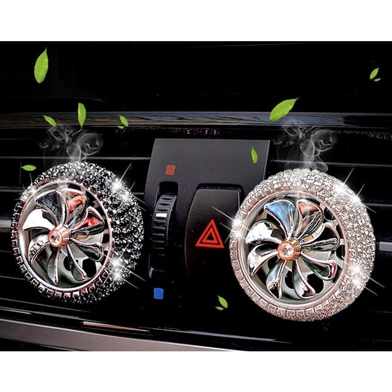 Quạt sáp thơm đính đá cài cửa gió điều hòa ô tô | BigBuy360 - bigbuy360.vn