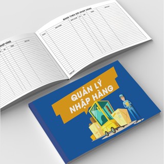 Sổ nhập hàng / Sổ bán hàng online / Sổ tay giúp quản lý bán hàng hiệu quả hơn