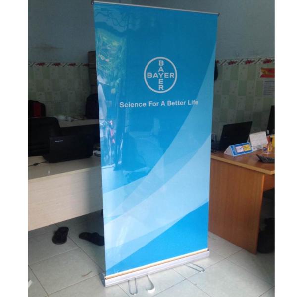 Đế Standee cuộn cao cấp chân inox
