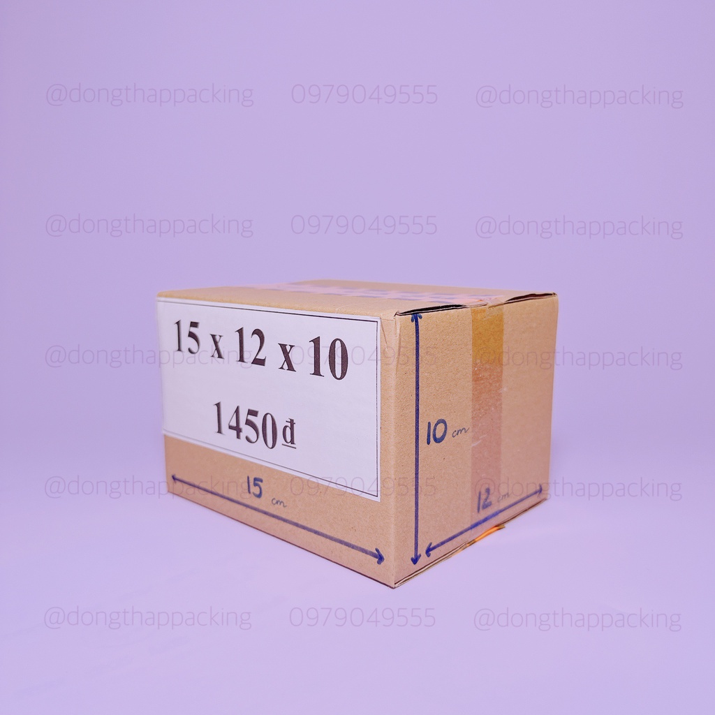 COMBO 50 HỘP CARTON 15x12x10 cm