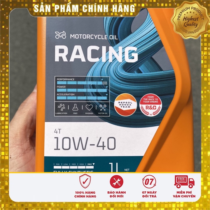 Nhớt Repsol Racing 10w40 Fully Synthetic