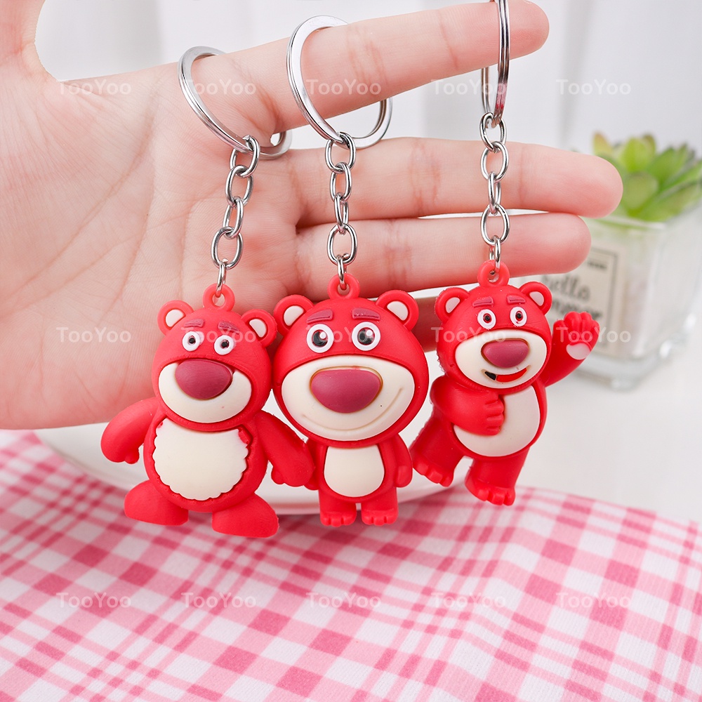 Móc khóa mini Gấu gâu Lotso nhiều mẫu dễ thương cute TooYoo BK00545