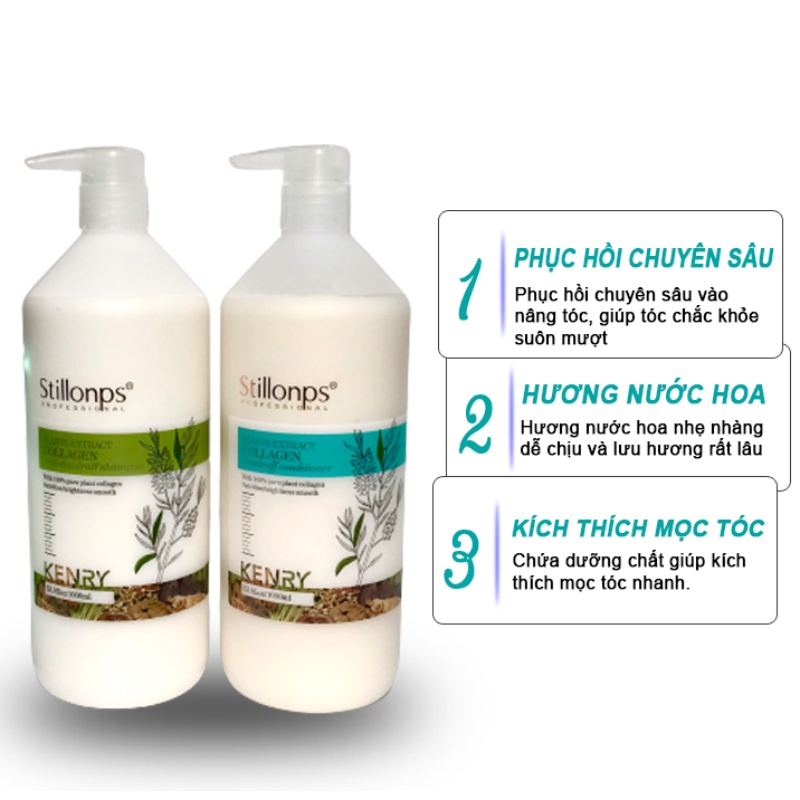 Dầu gội dưỡng sinh STILLONPS KENRY 1000ML làm sạch gàu Foriza Store