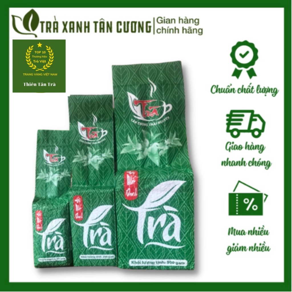 Chè Thái Nguyên Móc Câu 500g(5 gói 100g) Trà Xanh Thiên Tân 500g Móc Câu Thượng Hạng, Trà Thái Nguyên ThiênTân