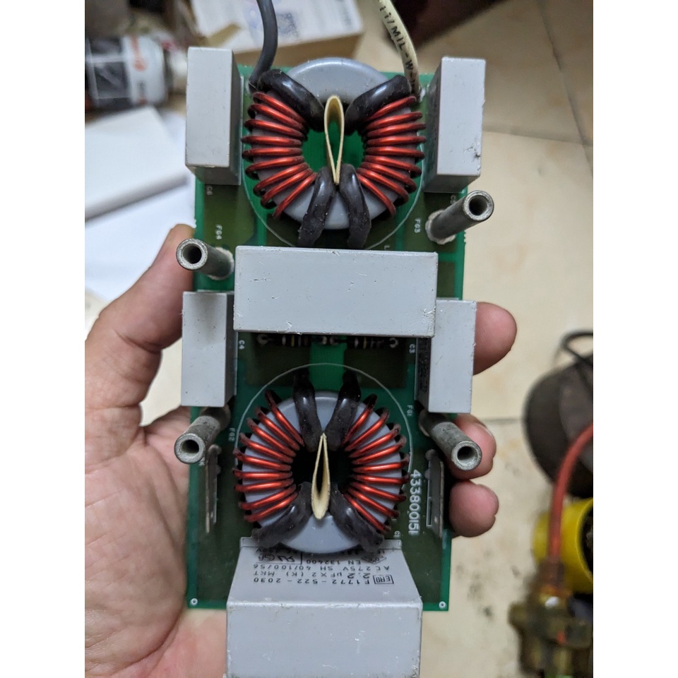 Vỉ mạch lọc nguồn emi Lorain USA 2 tầng 25A tháo máy chuyên dụng lọc nguồn Audio, bảo hành 6 tháng