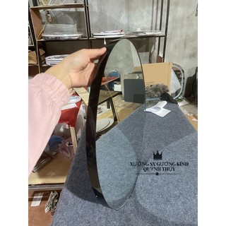 Gương treo nhà tắm, gương tròn treo tường viền nhựa PCV chống ẩm Loại 1