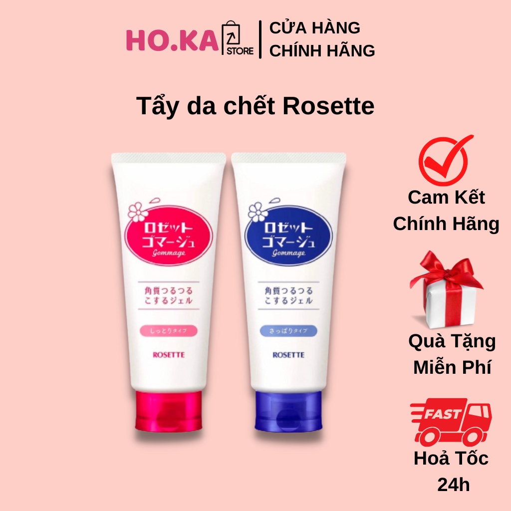 Tẩy Tế Bào Chết Rosette Tẩy Da Chết Rosette 120g Nhật Bản Chính Hãng