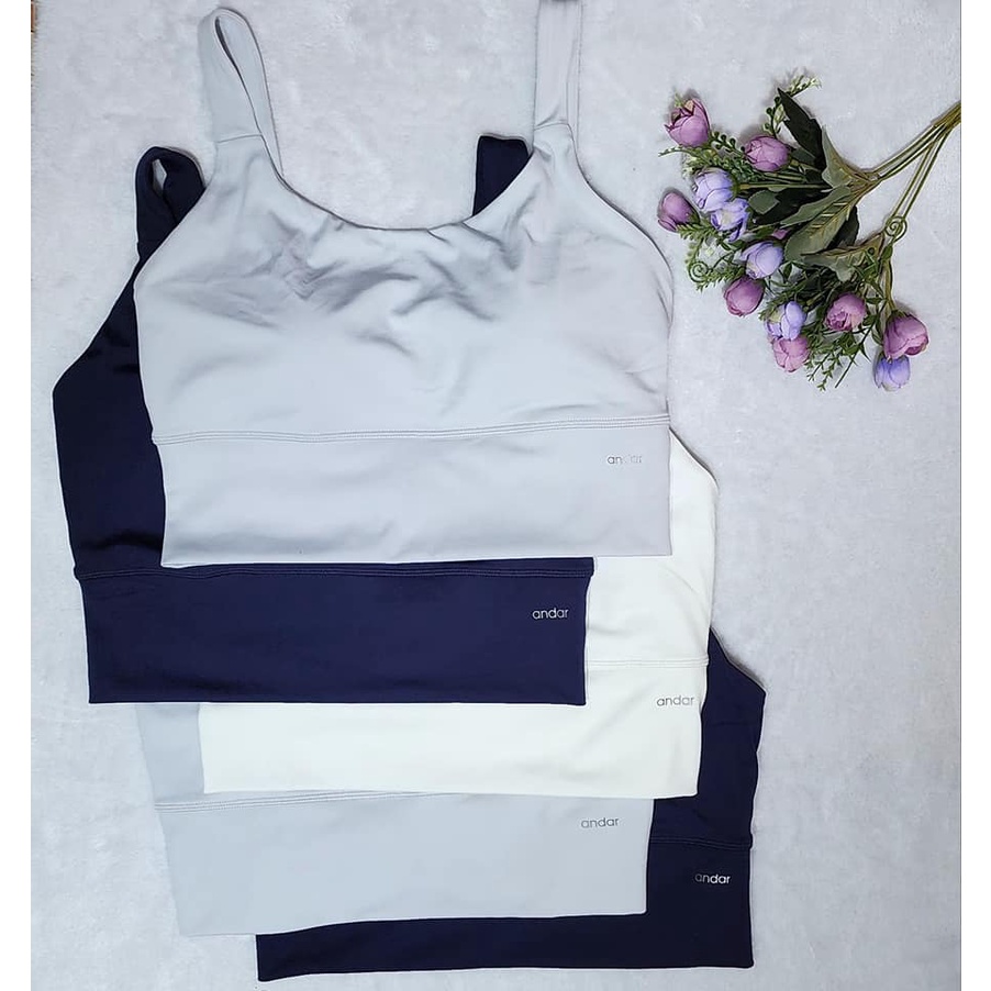 Áo Bra tập xuất Hàn form croptop hiệu ANDAR- Áo tập Gym/Yoga