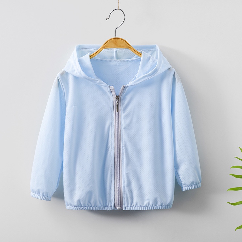 Áo chống nắng áo khoác nhẹ thông hơi thoáng khí chống tia UV cho bé