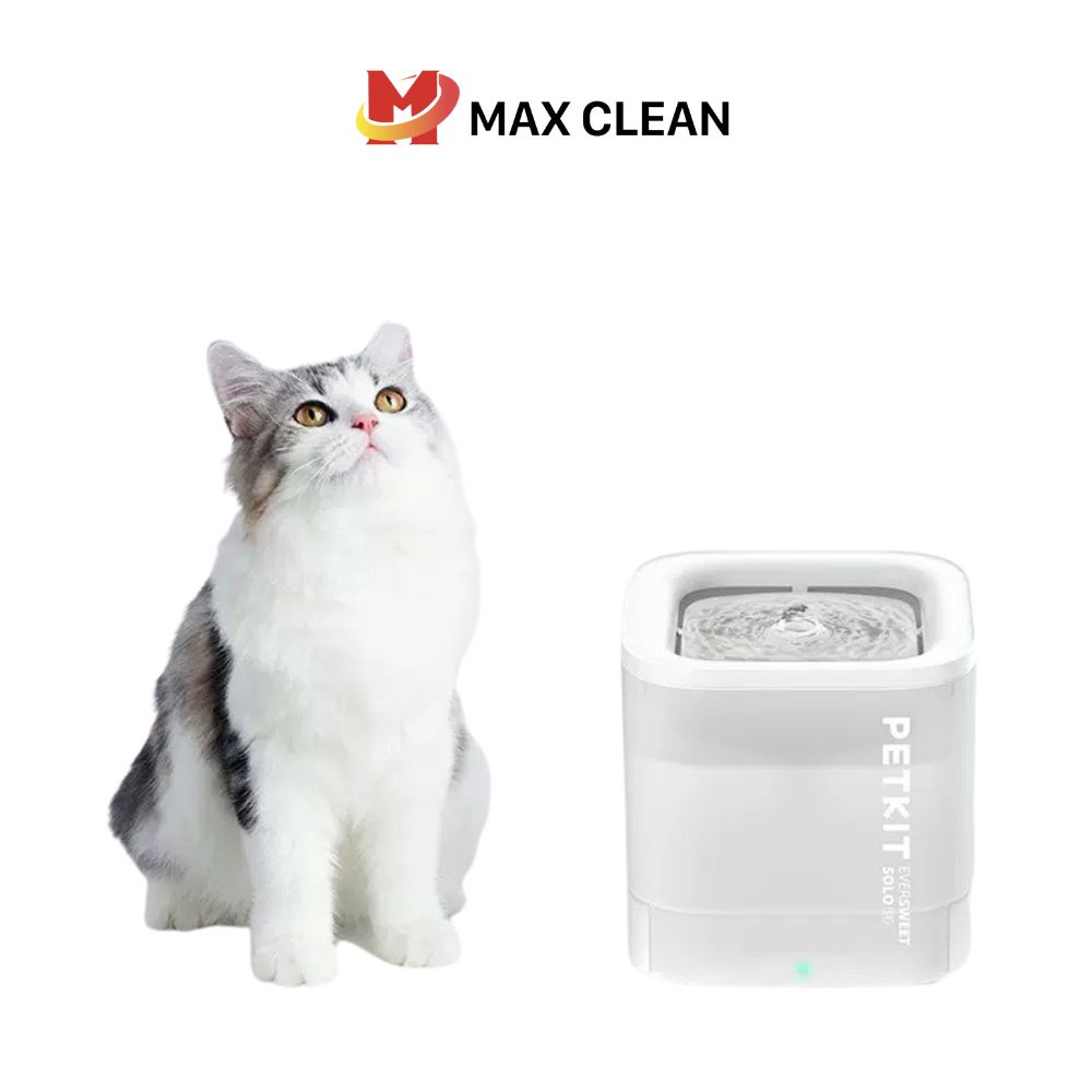 Máy Lọc Nước Tự Động Đài Phun Nước Cho Chó Mèo Thú Cưng Petkit Eversweet Solo SE - Max Clean