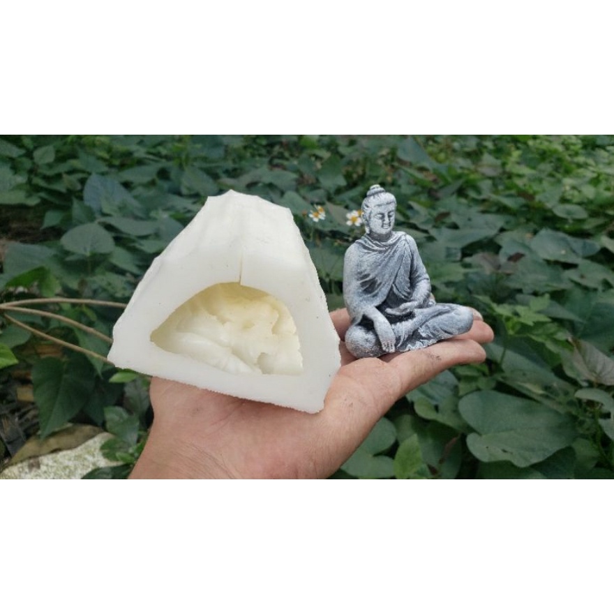 Khuôn tượng Phật Thích Ca 8cm, chất liệu silicon cao cấp