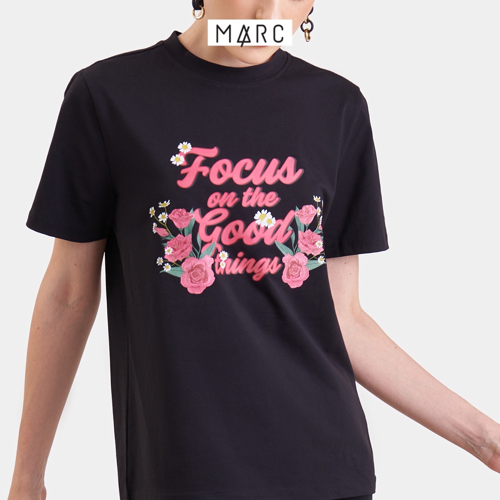 [HẾT HÀNG] Áo thun nữ MARC FASHION graphic Focus on the good things CBSH021823