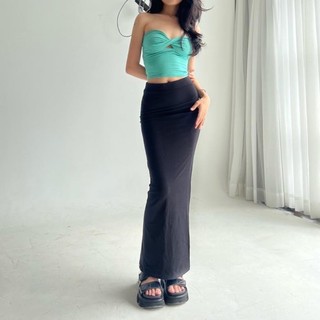 Chân váy thun dài ôm dáng chân váy thun dài ôm dáng chất bozip mềm mại musi skirt