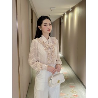 LIGAM - ÁO SƠ MI BÈO CỔ CINDY TOP
