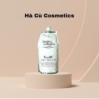 Kem hấp dầu ủ tóc biotin & collagen siêu mềm mượt tóc 500ml