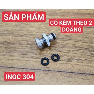 Ốc chỉnh áp crk inoc 304, lổ âm 0,5mm,có ren vặn sau ốc