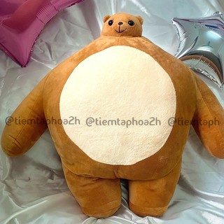 (NHIỀU SIZE - CÓ ẢNH THẬT) Gấu bông Tiny Head đầu nhỏ người to độc lạ