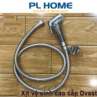 Vòi xịt vệ sinh Inox 304  Dvast cao cấp, bảo hành 5 năm
