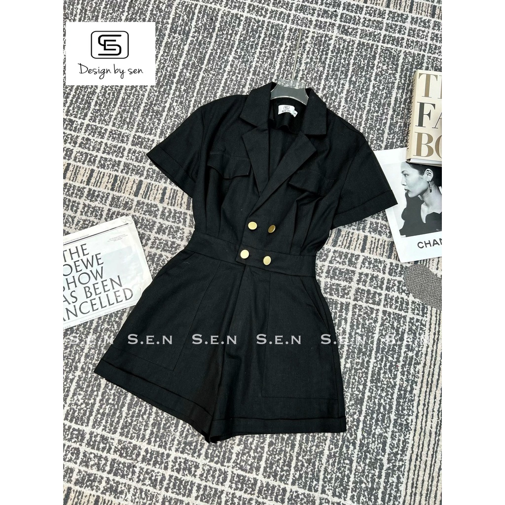 Jump cổ vest cúc eo - 𝗗𝗲𝘀𝗶𝗴𝗻 𝗯𝘆 𝗦𝗲𝗻 ❣️ | BigBuy360 - bigbuy360.vn
