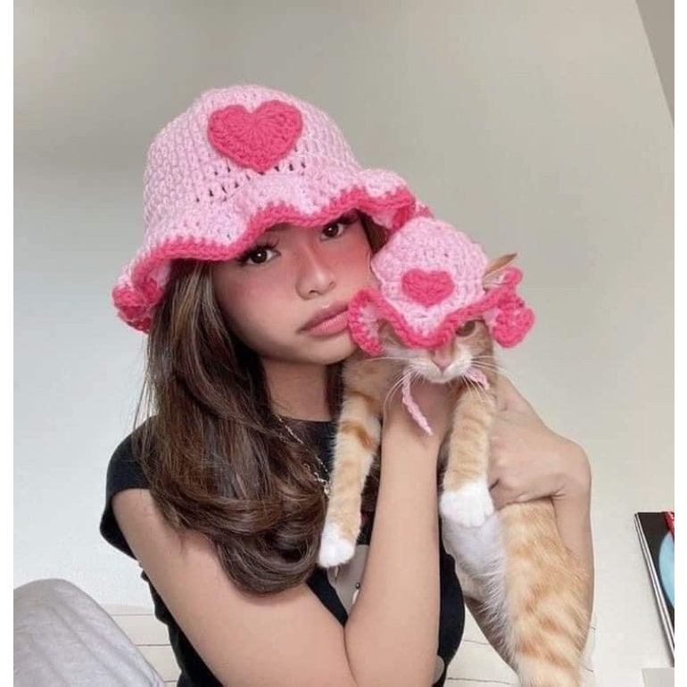 Mũ len handmade cho chó mèo ❤️